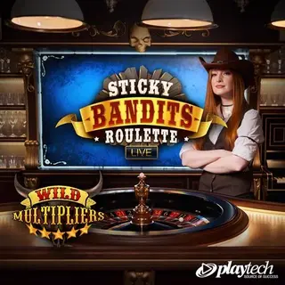 Sticky Bandits Roulette Live - Playtech